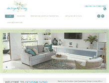 Tablet Screenshot of design4living.com.au